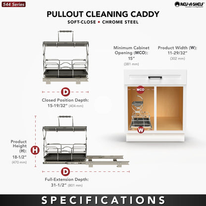 Rev-A-Shelf Undersink Cleaning Caddy