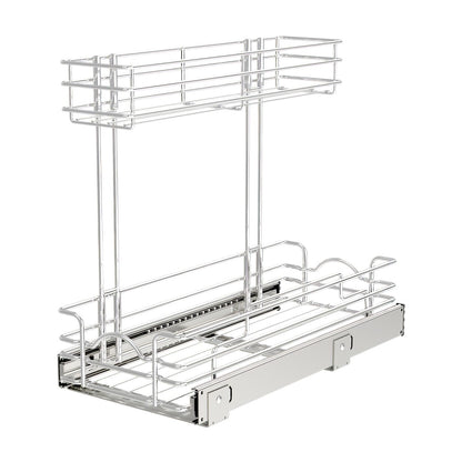 Rev-A-Shelf Undersink Steel Wire Pullout Organizer, Powder-Coated, 9.02"