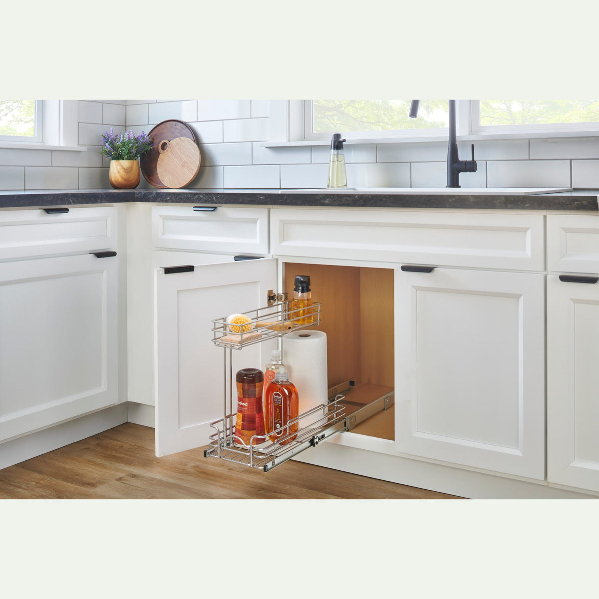 Rev-A-Shelf Undersink Steel Wire Pullout Organizer