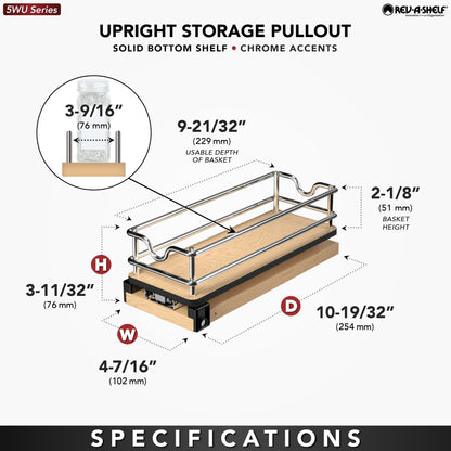 Rev-A-Shelf Upright Storage Pullout