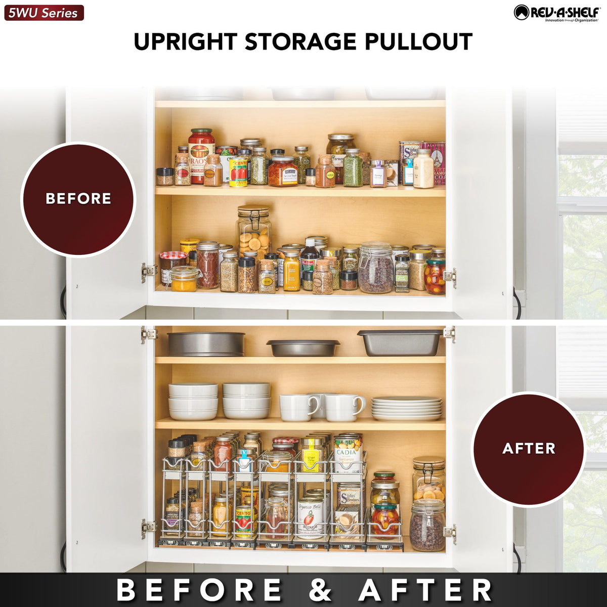 Rev-A-Shelf Upright Storage Pullout