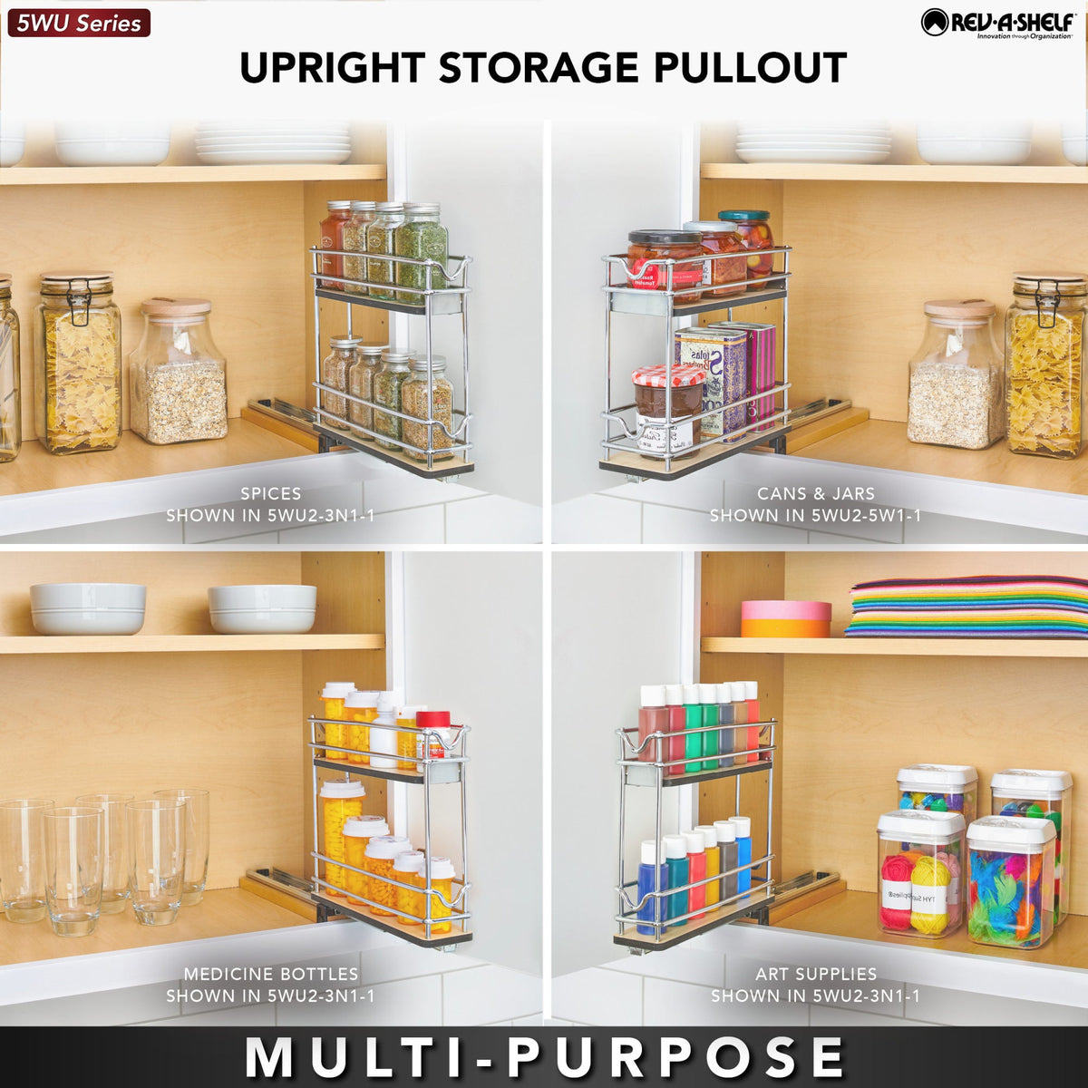 Rev-A-Shelf Upright Storage Pullout