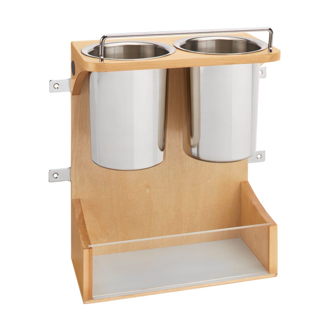 Rev-A-Shelf Vanity Appliance Storage Rack, Natural Maple, 15"