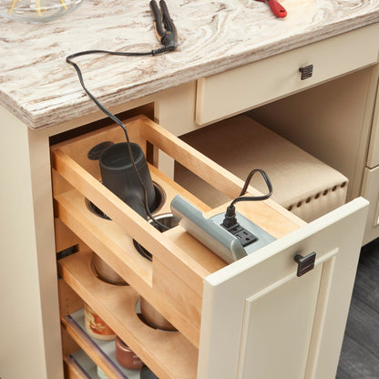 Rev-A-Shelf Vanity Outlet Grooming Organizer