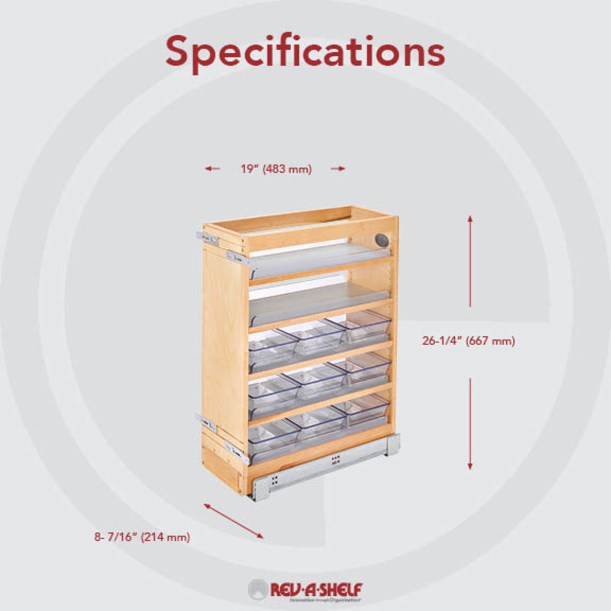 Rev-A-Shelf Vanity Tiered Organizer