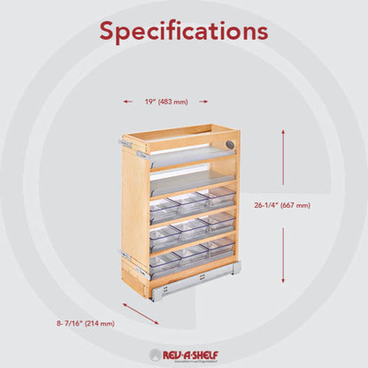 Rev-A-Shelf Vanity Tiered Organizer