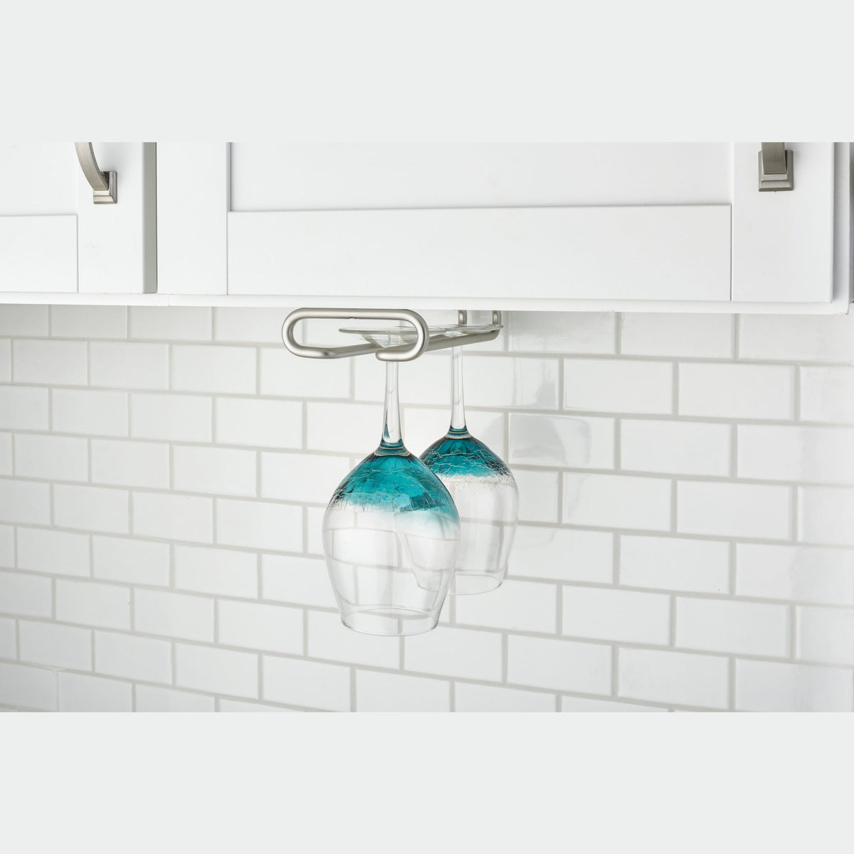 Rev-A-Shelf Wine & Stemware Rack, satin nickel