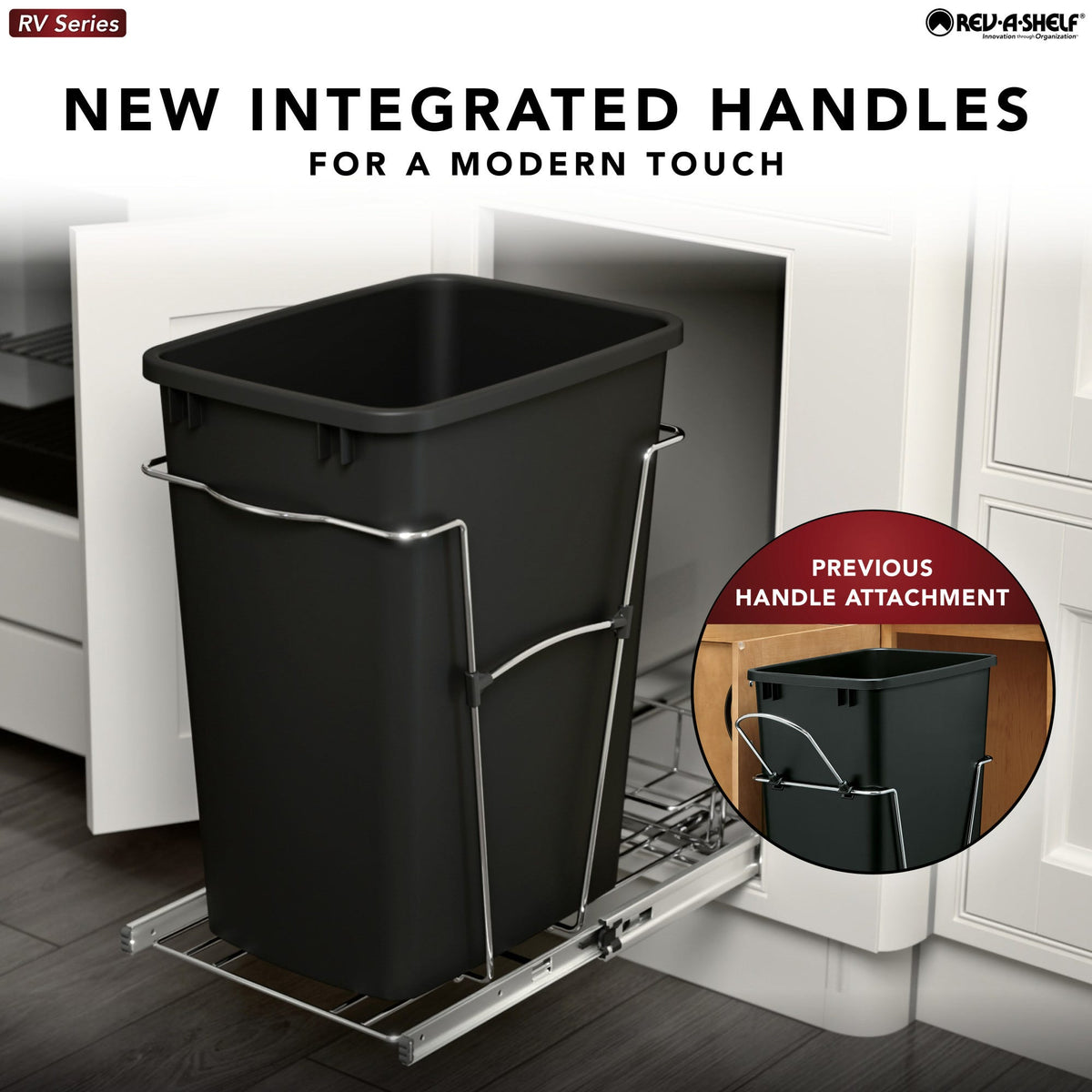 Rev-A-Shelf Wire Bottom Mount Waste Container