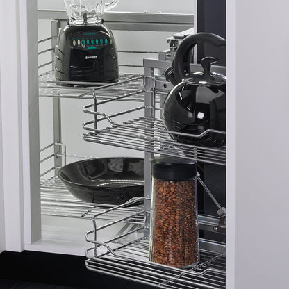 Rev-A-Shelf Wire Bottom Two-Tier Blind Corner Optimizer
