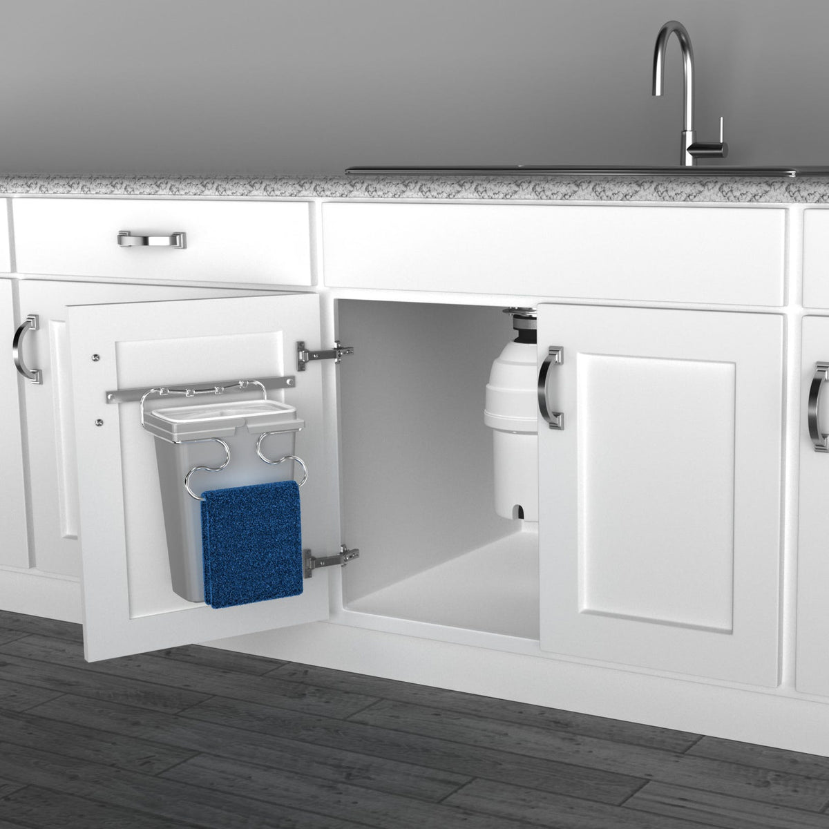 Rev-A-Shelf Wire Door Mount Waste Container