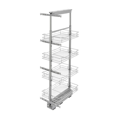 Rev-A-Shelf Wire Pantry Pullout, Chrome, 18"