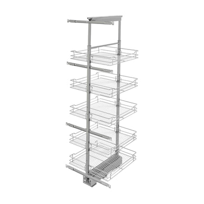 Rev-A-Shelf Wire Pantry Pullout, Chrome, 24"