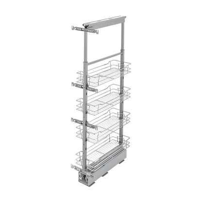 Rev-A-Shelf Wire Pantry Pullout, Chrome, 12"