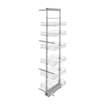 Rev-A-Shelf Wire Pantry Pullout, Chrome, 21"