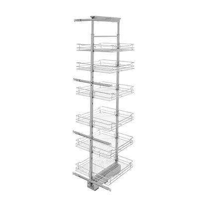 Rev-A-Shelf Wire Pantry Pullout, Chrome, 24"