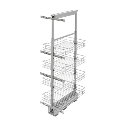Rev-A-Shelf Wire Pantry Pullout, Chrome, 18"