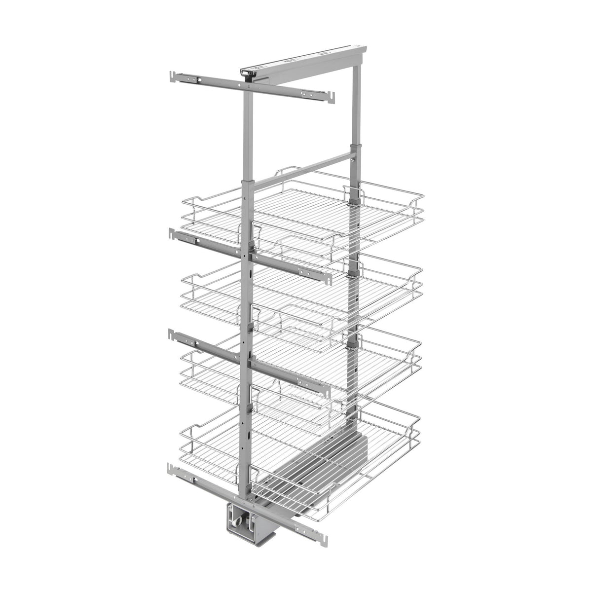 Rev-A-Shelf Wire Pantry Pullout, Chrome, 24"