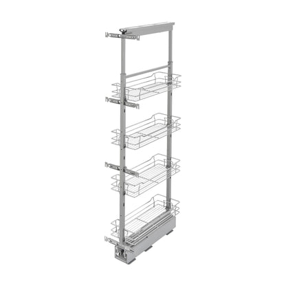 Rev-A-Shelf Wire Pantry Pullout, Chrome, 12"