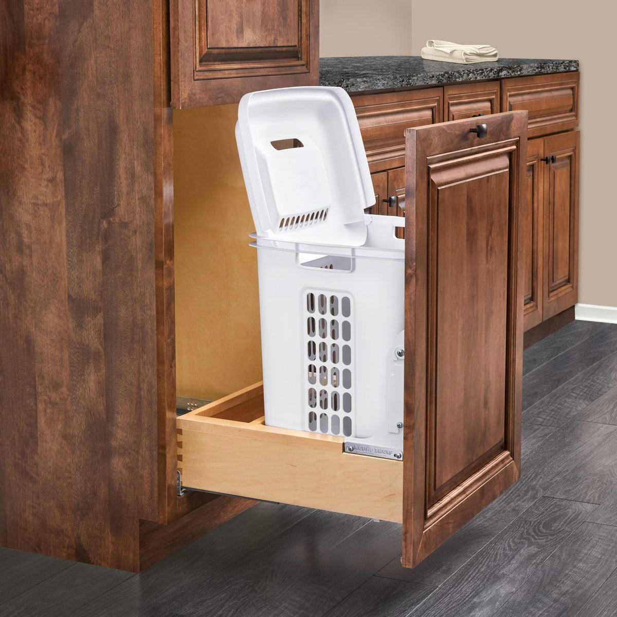 Rev-A-Shelf Wood Bottom Mount Hamper
