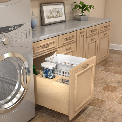 Rev-A-Shelf Wood Bottom Mount Hamper System