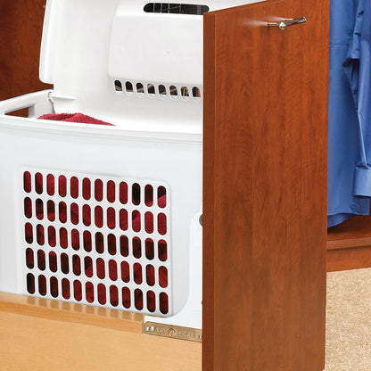 Rev-A-Shelf Wood Bottom Mount Hamper with Rev-A-Motion Soft-Close (Closet)