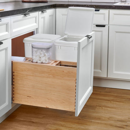 Rev-A-Shelf Wood Bottom Mount Waste Container System