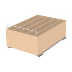 Rev-A-Shelf Wood Casserole Dish Storage Organizer
