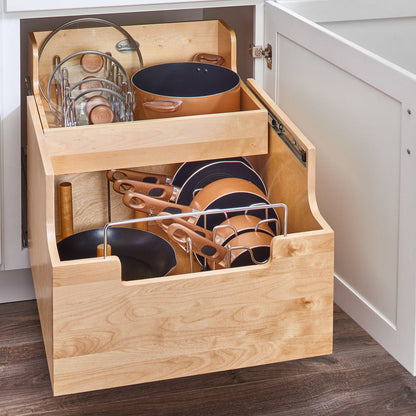 Rev-A-Shelf Wood Cookware Organizer