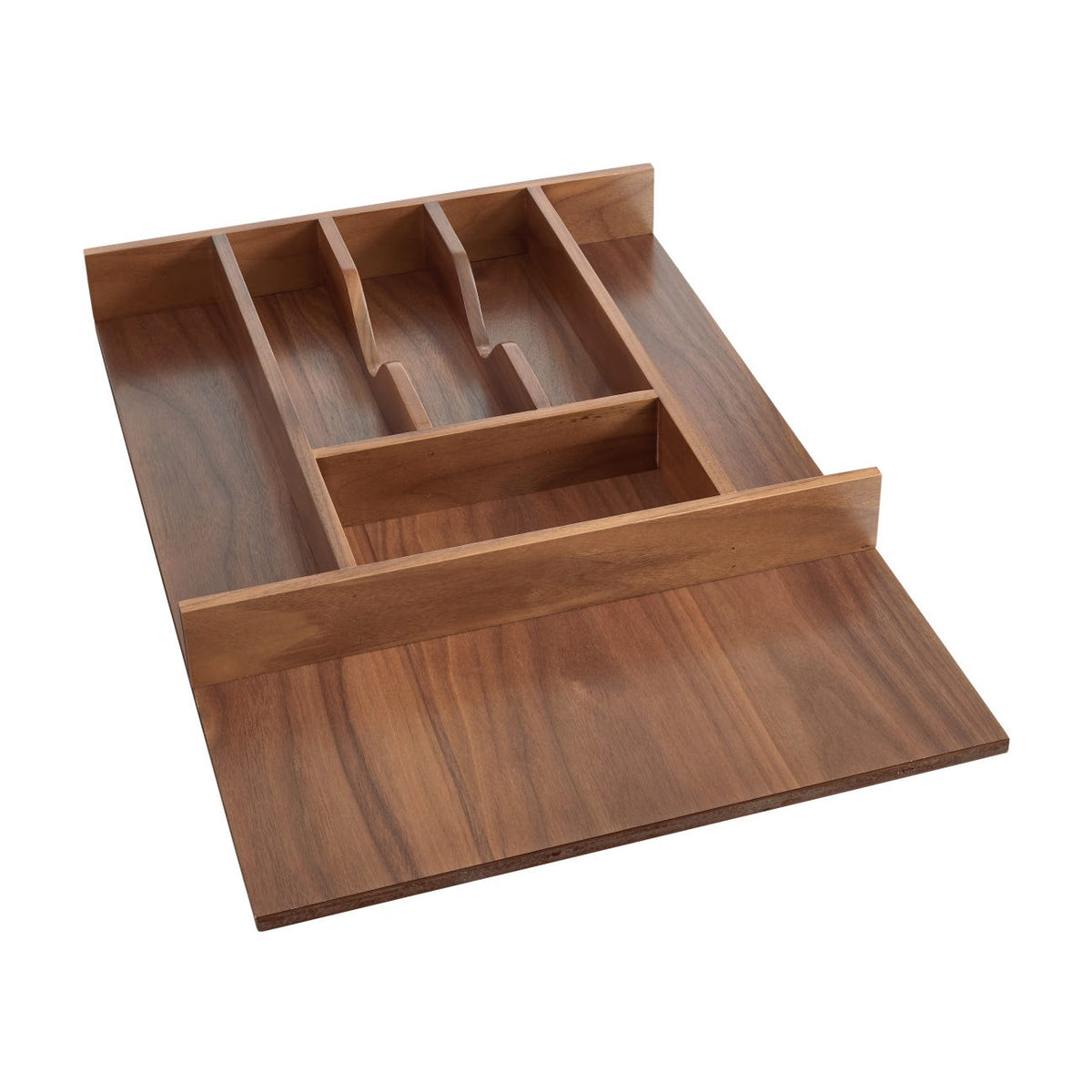 Rev-A-Shelf Wood Cutlery Tray Insert, Walnut, 2-3/8"
