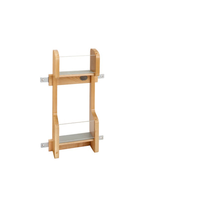 Rev-A-Shelf Wood Door Mount Storage Rack for 12" Vanity Base