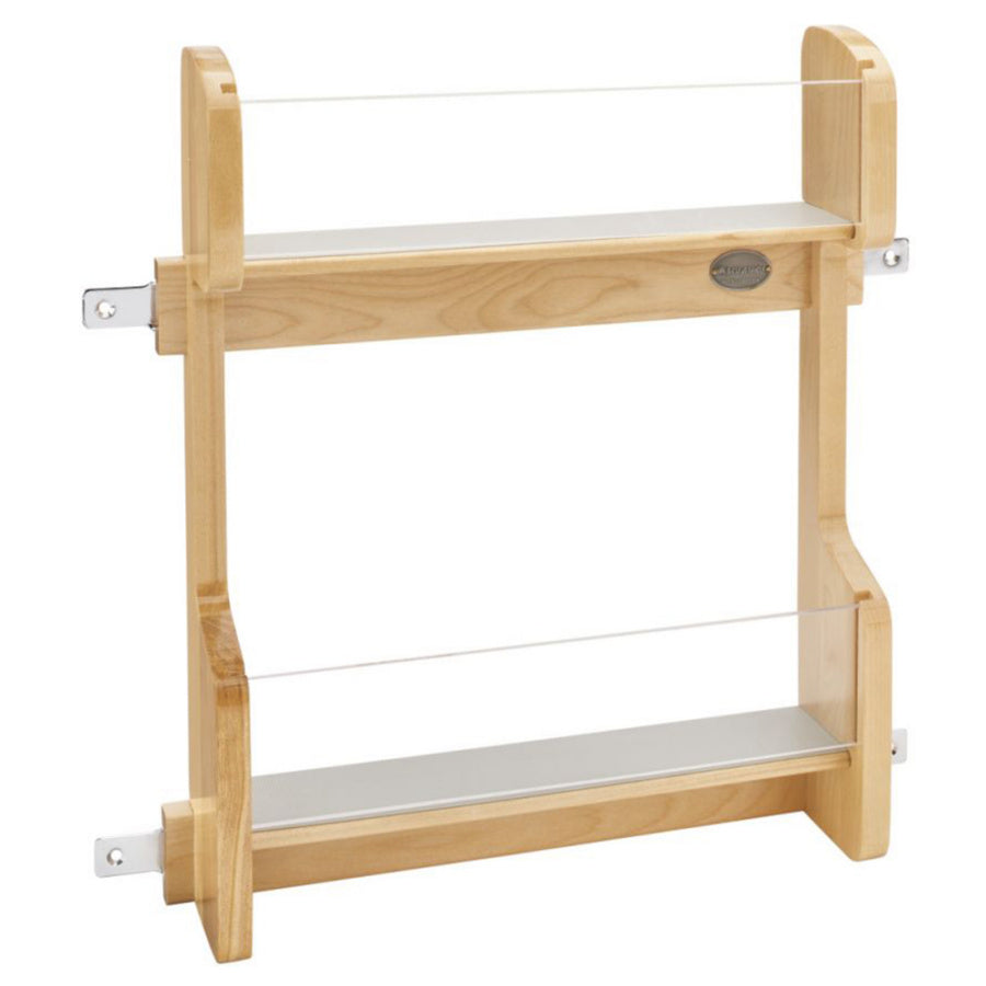 Rev-A-Shelf Wood Door Mount Storage Rack for 12" Vanity Base, natural maple