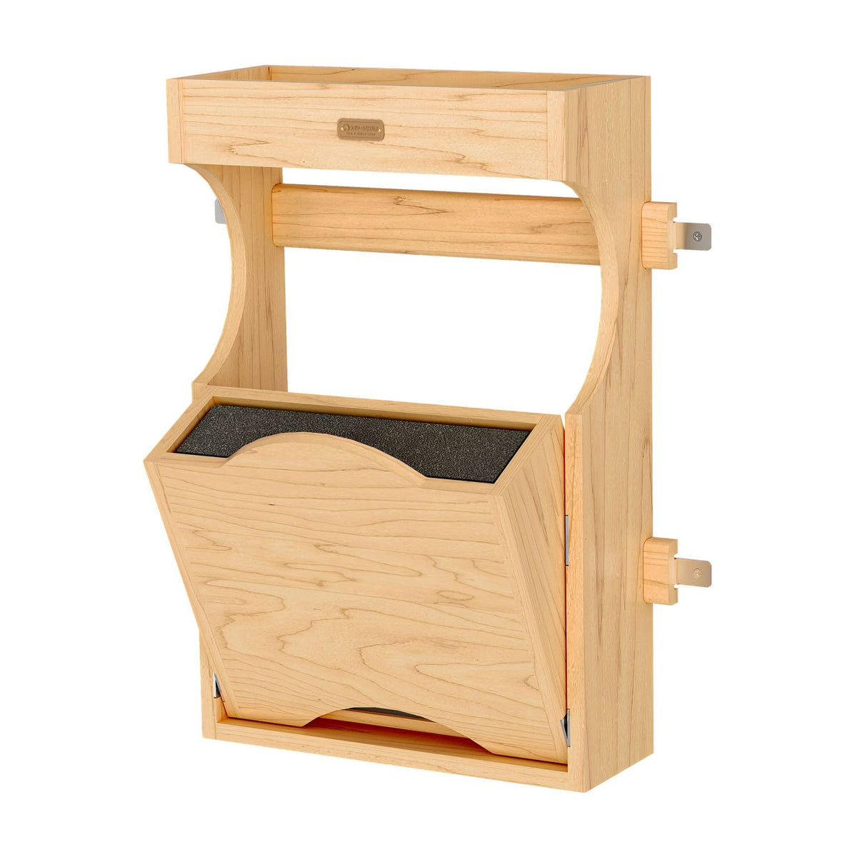 Rev-A-Shelf Wood Door-Mount Tip-Out Knife Storage Organizer, 13.5"