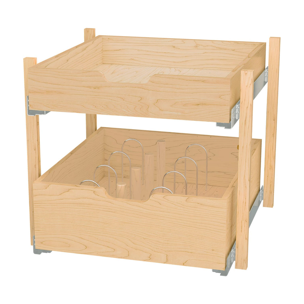 Rev-A-Shelf Wood Pilaster System Kit, Natural Maple, 24"