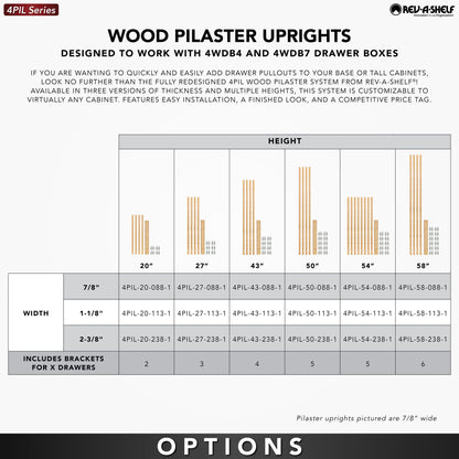 Rev-A-Shelf Wood Pilaster System