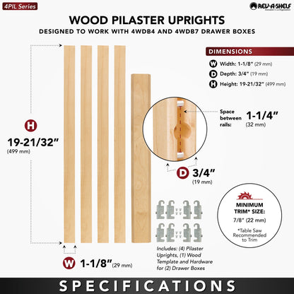 Rev-A-Shelf Wood Pilaster System