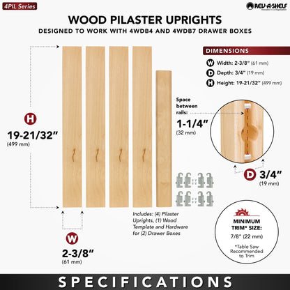 Rev-A-Shelf Wood Pilaster System