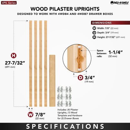 Rev-A-Shelf Wood Pilaster System