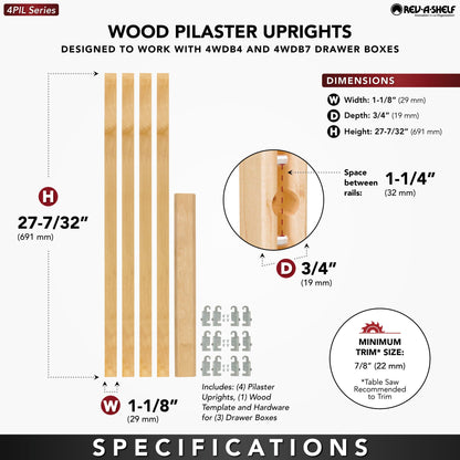Rev-A-Shelf Wood Pilaster System