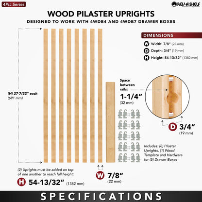 Rev-A-Shelf Wood Pilaster System