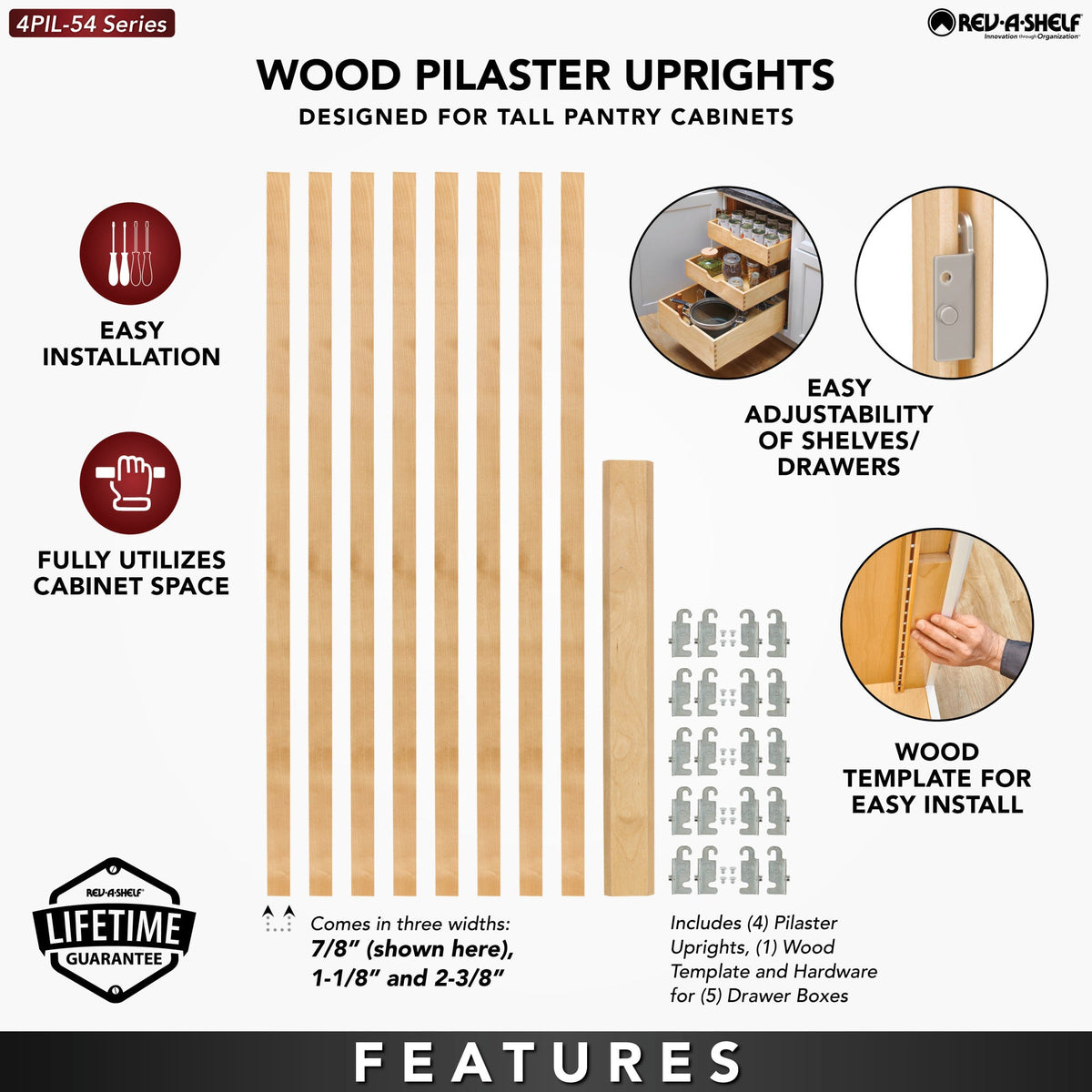 Rev-A-Shelf Wood Pilaster System