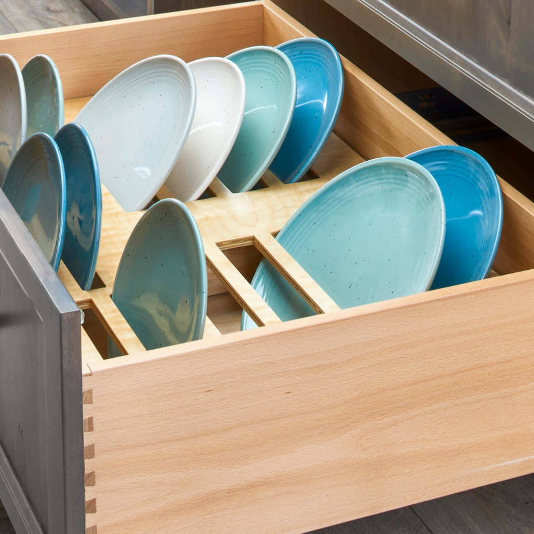 Rev-A-Shelf Wood Plate Divider Insert