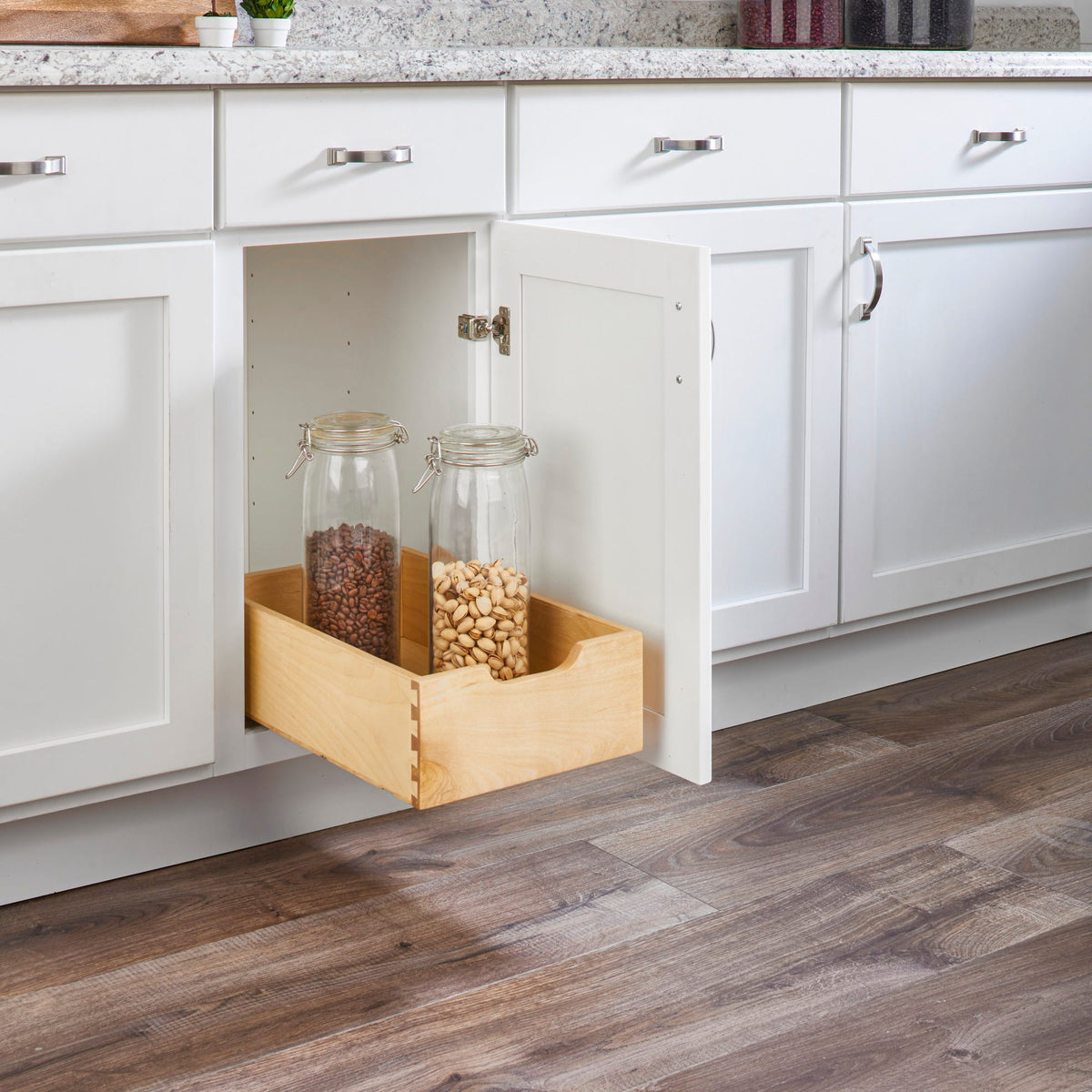 Rev-A-Shelf Wood Pullout Drawers with BLUM Soft-Close