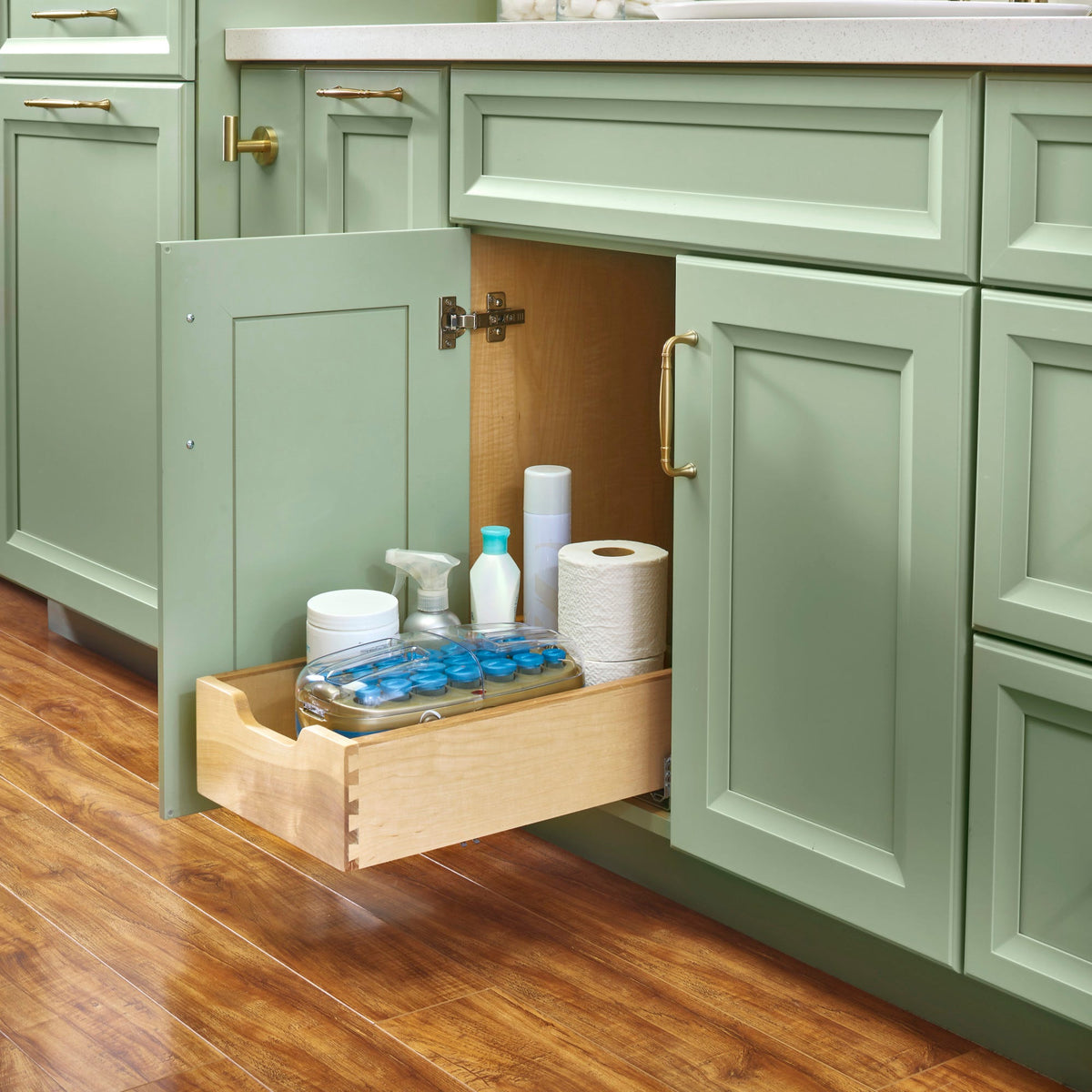 Rev-A-Shelf Wood Pullout Drawers with BLUM Soft-Close