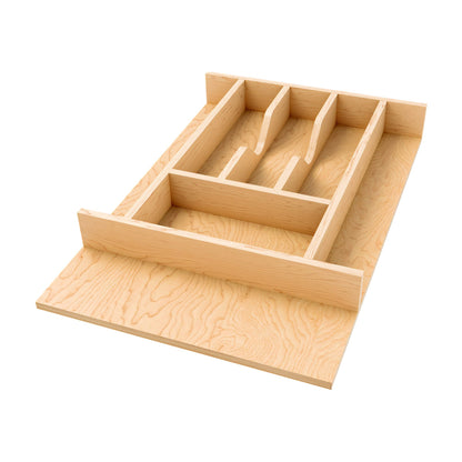 Rev-A-Shelf Wood Right Fit Cutlery Drawer Insert, Natural Maple, 13-1/4"
