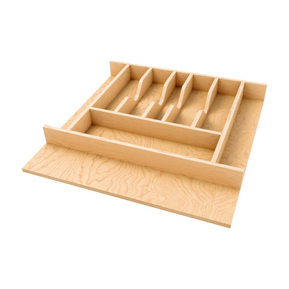 Rev-A-Shelf Wood Right Fit Cutlery Drawer Insert, Natural Maple, 19-1/4"