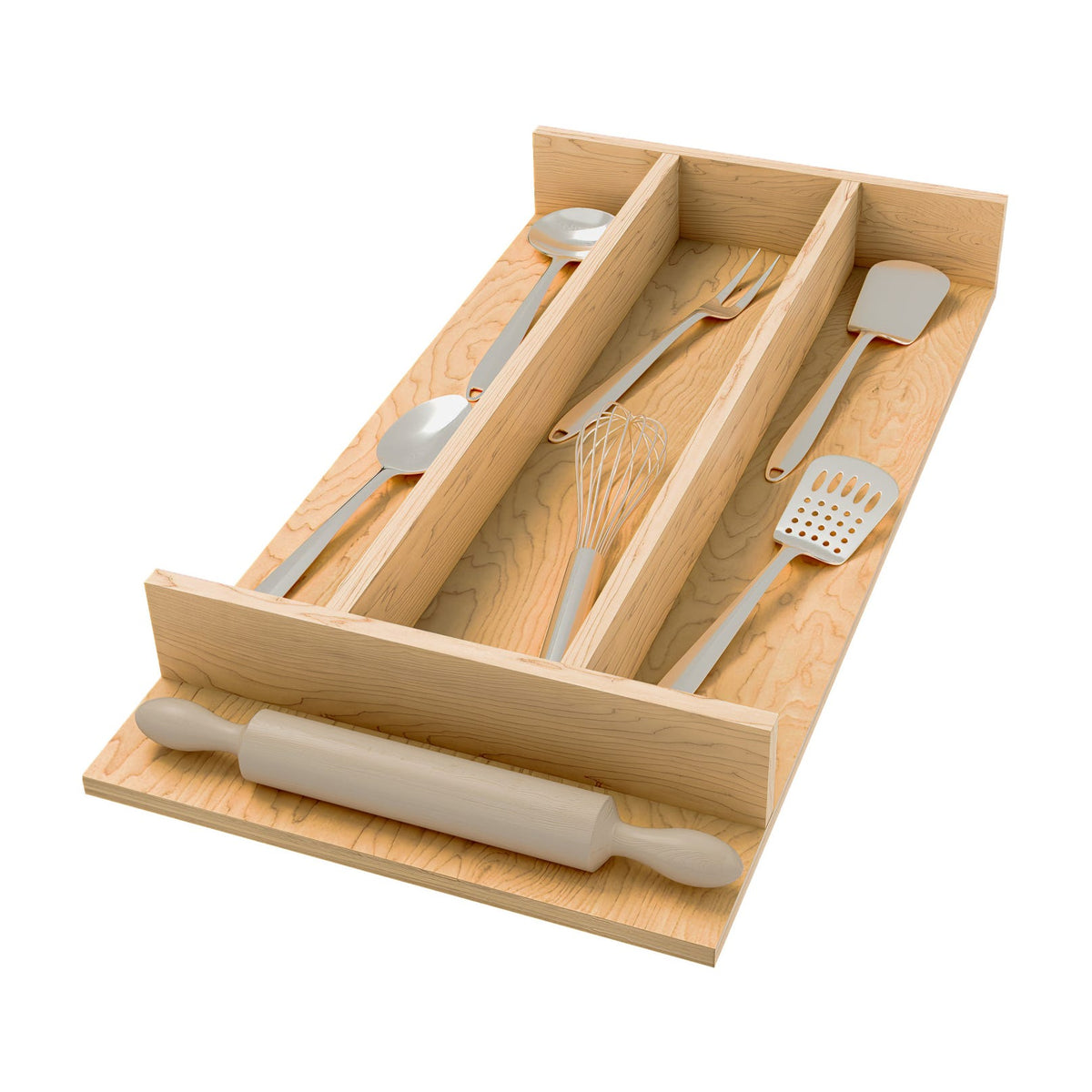 Rev-A-Shelf Wood Right Fit Utensil Drawer Insert