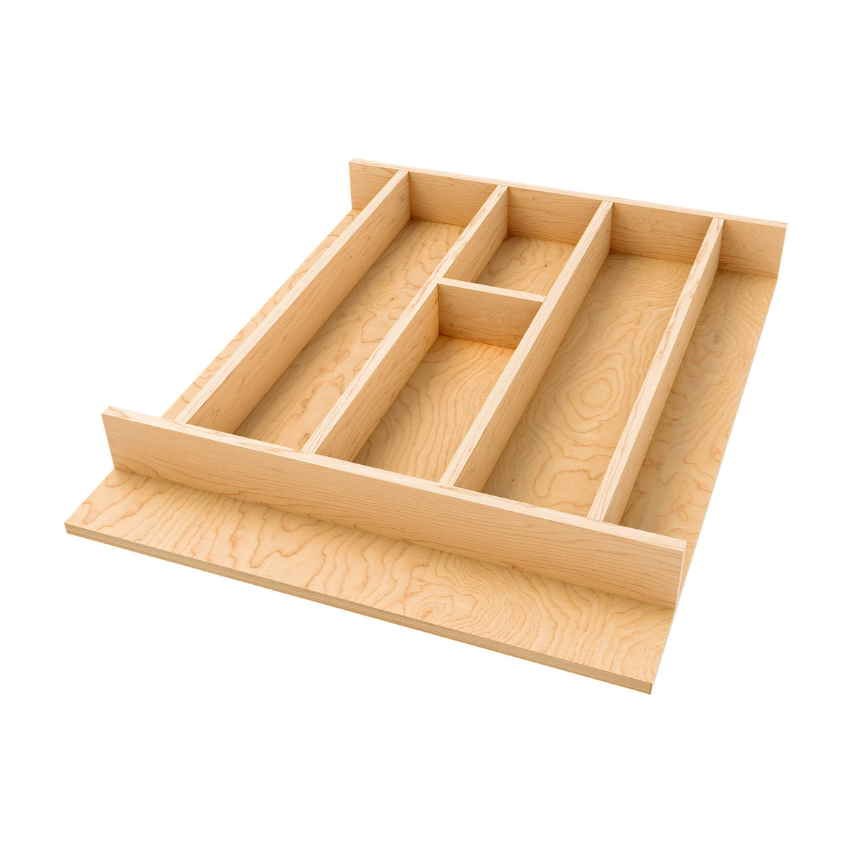 Rev-A-Shelf Wood Right Fit Utensil Drawer Insert, Natural Maple, 16-1/4"