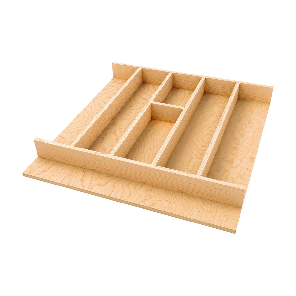 Rev-A-Shelf Wood Right Fit Utensil Drawer Insert, Natural Maple, 19-1/4"