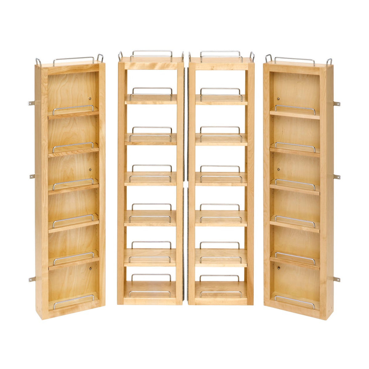 Rev-A-Shelf Wood Swing Out Pantry Organizer Kits, Natural Maple, 36"