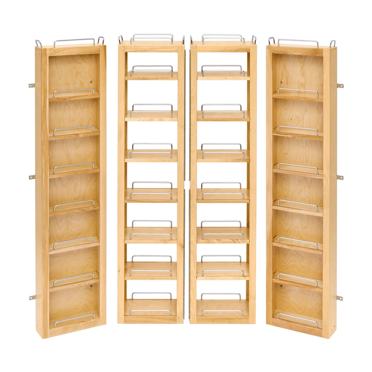 Rev-A-Shelf Wood Swing Out Pantry Organizer Kits, Natural Maple, 36"